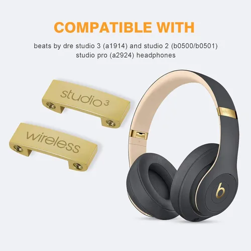 Miniatura 5 de Studio 3 Bisagra igual que los accesorios de repuesto del fabricante original del equipo, kit de reparación duradero compatible con Beats by Dre