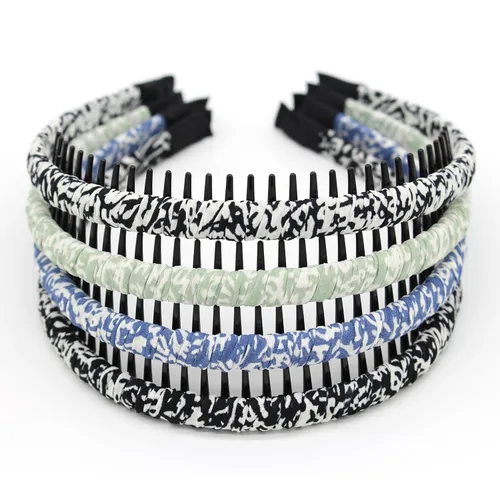 Miniatura 11 de JOBAND Diadema de Aro con Púas Multicolor, Diadema con Peine, Accesorios para el Cabello Suave y Cómodo, Antideslizante para Mujeres/Niñas