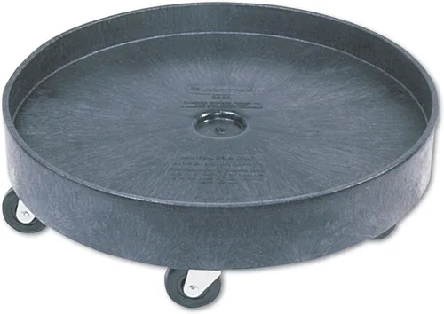 Miniatura 12 de Rubbermaid Commercial Products Brute Twist on/Off Carretilla Redonda, Negro, Para Usar con Bote de Basura BRUTE, Paquete de 2