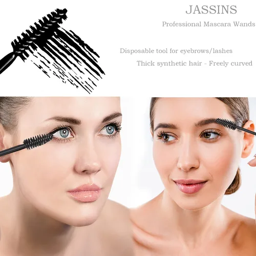 Miniatura 4 de Kit de herramientas de maquillaje desechables de 300 piezas, cepillo para cejas/cepillo de rímel, aplicadores de labios/aplicadores de sombra