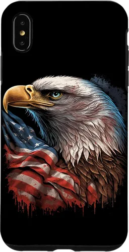 Miniatura 11 de Funda patriótica para iPhone 11 Pro Max con ojos de águila calva americana