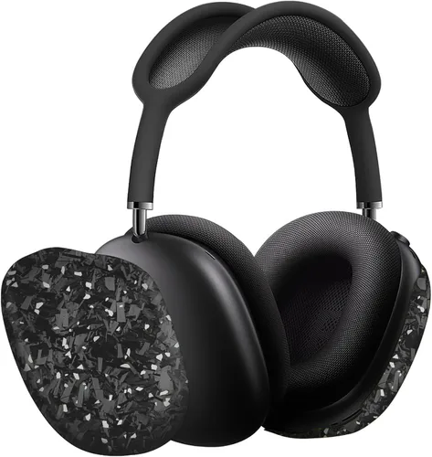Miniatura 10 de MONOCARBON Funda de fibra de carbono real para AirPods Max (2024/2020), cubierta protectora de grado militar para auriculares Apple Max, único Verde