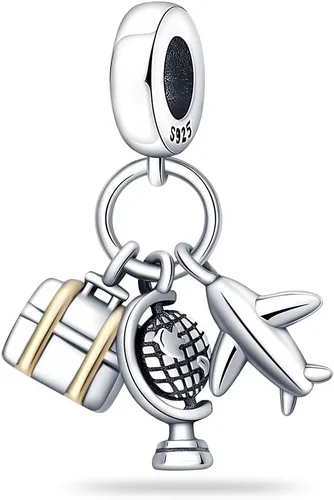 Miniatura 70 de KUNSIR Los abalorios se adaptan a pulseras Pandora para mujer, plata de ley 925, cuentas colgantes de joyería para niñas, dijes de feliz cumpleaños