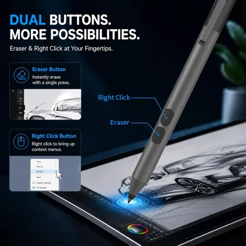 Miniatura 5 de Lápiz óptico para portátiles HP Envy x360 Pavilion Spectre Omnibook con pantalla táctil abatible, MPP Active Pen con 300 días de duración