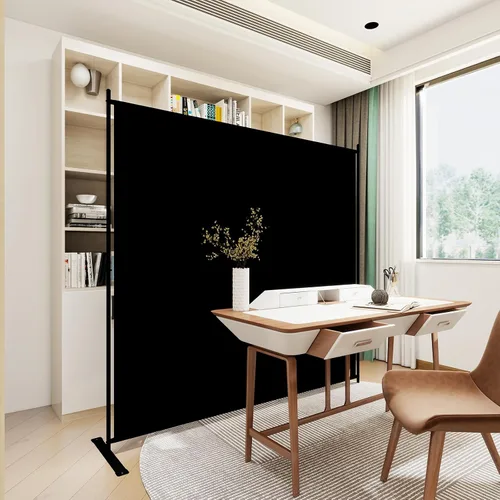 Miniatura 8 de T&Jero Divisor de habitación plegable de 1 panel, biombo de privacidad portátil de 6 pies de alto para el hogar y la oficina, moderno separador