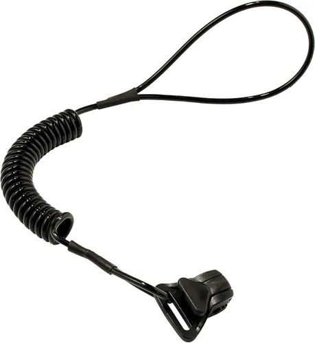 Miniatura 7 de Ergodyne Cordón en espiral con extremo de abrazadera, diseño sin enganches, se fija fácilmente a cascos, herramientas o pequeños objetos de valor