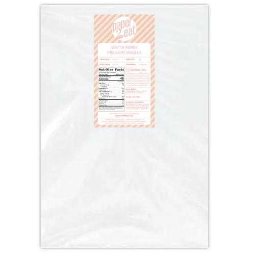 Miniatura 27 de Hojas de Papel Oblea Comestible Imprimible de paper2eat (0.40 mm - 25 hojas/Vainilla)