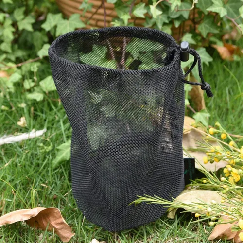 Miniatura 8 de usharedo BVP01 - Bolsa de malla de nailon, 5 unidades, negro M), BVP01-M