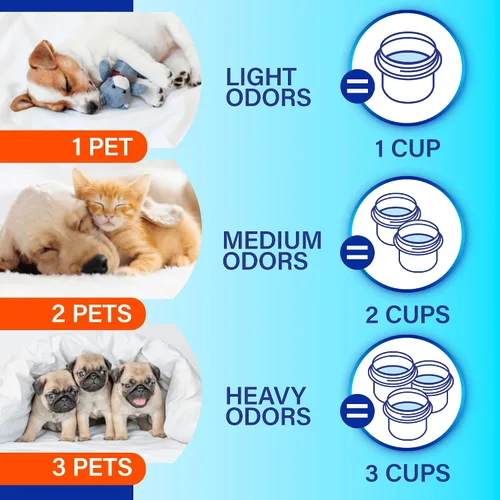 Miniatura 4 de Febreze - Aditivo para detergente de ropa para suministros de mascotas, eliminador de olores de mascotas de máxima fuerza en el lavado, diseñado