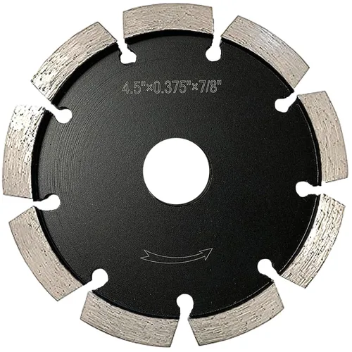 Miniatura 8 de Cuchillas cazadoras de grietas de diamante de 4 pulgadas para enrutar y reparar grietas en hormigón y asfalto, 1/4 pulgadas de ancho con un eje
