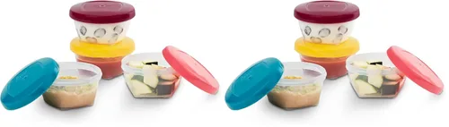 Miniatura 10 de Babymoov – 4 piezas contenedores de almacenamiento de alimentos.