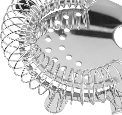 Miniatura 3 de JEUIHAU 10 coladores de cóctel de 6 pulgadas, colador de barra de acero inoxidable de 4 puntas, colador de barra de cóctel, colador de cóctel