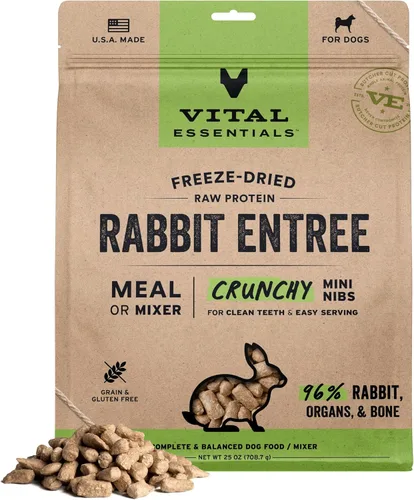 Miniatura 27 de Vital Essentials - Comida para perros liofilizada cruda, trocitos crujientes de pavo mini Comida completa o mezcladora Comida para perros alta