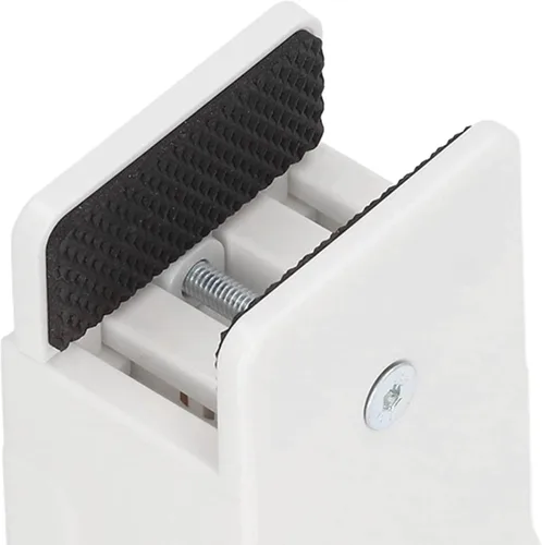 Miniatura 8 de Srliya 4 elevadores de mesa para cama, elevadores de muebles ajustables con abrazadera de tornillo, elevadores de muebles resistentes para sofá