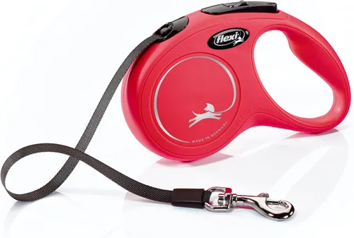 Miniatura 10 de FLEXI Nueva Correa Retráctil Clásica de Cinta para Perros Grandes Hasta 110 Libras – 26 Pies, Negra Correa de Paseo para Mascotas Sin Enredos