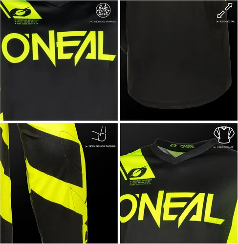 Miniatura 5 de O'Neal Men's Element V.24 Jersey Men's Negro/Neón