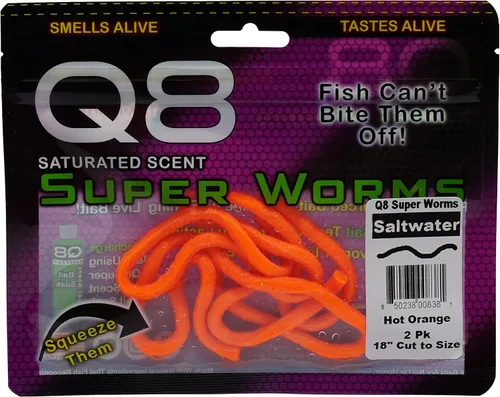 Miniatura 7 de Q8 Super Bait Super Worms Blanco perla