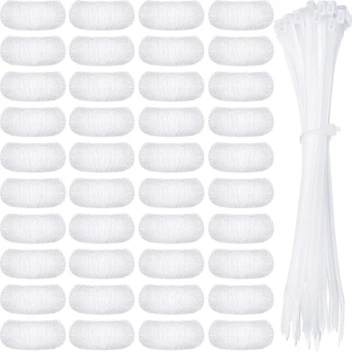 40 piezas de nailon para lavadora, tela de malla de malla para lavadora, atrapador de pelusas, trampas de pelusa para lavadora, trampas para