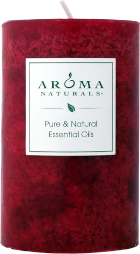 Miniatura 16 de Aroma Naturals Vela de Pilar Perfumada con Aceite Esencial de Naranja, Clavo y Canela, Peace Pearl, 2.5 pulgadas x 4 pulgadas