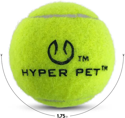 Miniatura 2 de Hyper Pet Mini pelotas de tenis para perros, paquete de 12 (juguetes de pelota para perros para ejercicio, Fetch K9 Mini Kannon K2), juguetes Verde