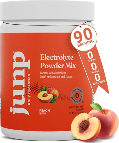 Miniatura 10 de JUNP Polvo de electrolitos sin azúcar ni carbohidratos – Mezcla de bebida de electrolitos Keto de uva madura en vid - Polvo de electrolitos