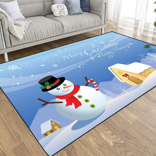 Miniatura 5 de EMMTEEY Alfombra de área de granja, alfombra de área de 2 x 3 pies para interiores y exteriores, para niños, niñas, alfombra de área que vuelan a