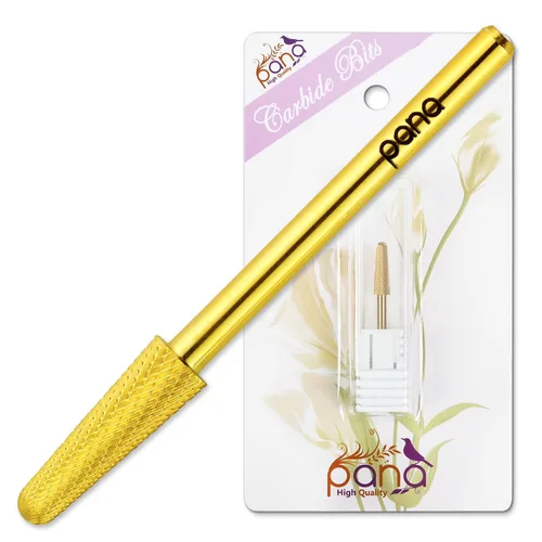 Miniatura 13 de PANA Broca de carburo en forma de cono profesional de 3/32 pulgadas, tamaño de vástago de 3/32 pulgadas, broca de uñas para manicura y pedicura, DLC