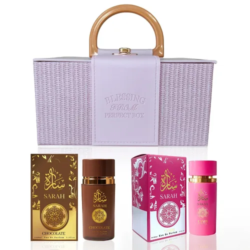 Miniatura 14 de 6PM - Juego de colonia de pareja Royal & Pink, 100 mlx2 Eau de Parfum de larga duración aroma floral y afrutado para mujeres y hombres, perfume