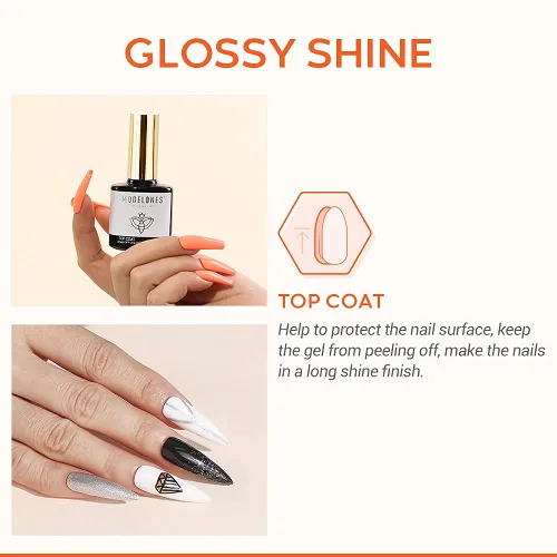 Miniatura 5 de modelones Juego de 3 bases y capa superior de gel mate de 0.5 fl oz