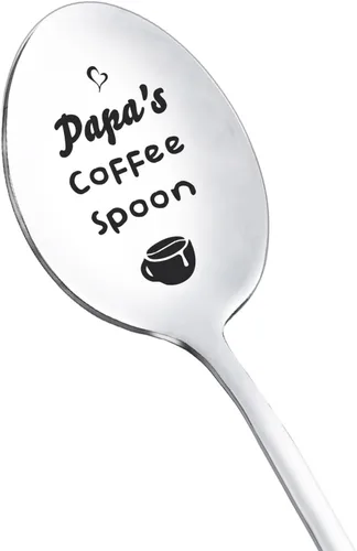 Miniatura 3 de Cuchara para papá regalos de hija, hijo, divertidas cucharas de café para papá, padre, amante del café, té, regalo para papá, regalo de cumpleaños