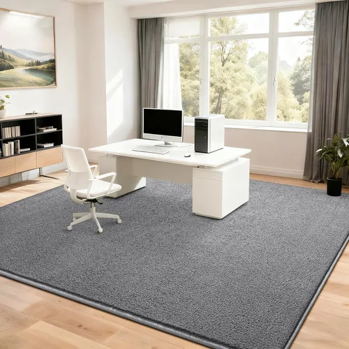 Miniatura 8 de Nuttumico - Alfombras grandes y modernas para dormitorio, sala de estar, alfombra gris de 5 x 7 pies, alfombra de interior de espuma viscoelástica
