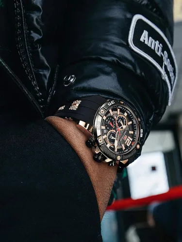 Miniatura 2 de Mini Focus Men Watches Unique Casual Wrist Watches (ChronographWaterproofLuminousCalendar24 Hours) Silicon Band Fashion Watches for Men