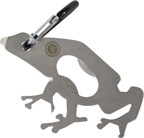 Miniatura 18 de UST Tool-a-Long - Mosquetones multiherramienta con construcción duradera y compacta de acero inoxidable para senderismo, kayak, campamento, viajes