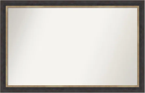 Miniatura 224 de Amanti Art Espejo personalizado, espejo de baño negro Astor, espejo de pared o espejo de tocador de baño sobre el fregadero (25 x 25 pulgadas)