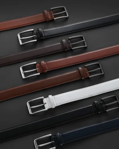 Miniatura 5 de CHAOREN Cinturón de cuero para hombre, cinturones de vestir de 1 38 pulgadas para hombre, regalo considerado para el trabajo, negocios, jeans