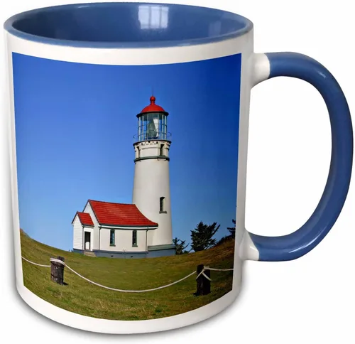 Miniatura 11 de 3dRose Taza de café, tamaño – 11oz – Faro de Cabo Blanco SP, Port Orford Oregon – US38 MGI0164 – Mark Gibson Lighthouses – divertido regalo de taza