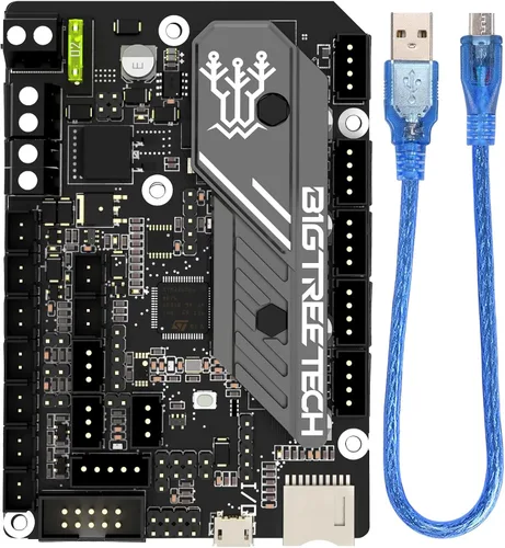 Miniatura 8 de BIGTREETECH SKR Mini E3 V2.0 - Placa de control de 32 bits con controlador UART TMC2209. Nueva actualización de la placa base de piezas de impresora
