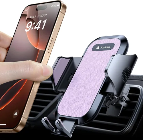 Miniatura 10 de andobil 2026 Soporte para teléfono de coche mejorado, soportes para teléfono de grado militar para la rejilla de ventilación de su coche, clip