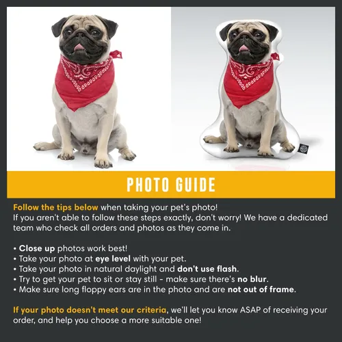 Miniatura 4 de Funda de almohada personalizada All About Vibe - Funda para almohadón personalizada con forma 3D, el mejor regalo para dueños y amantes de pugs!