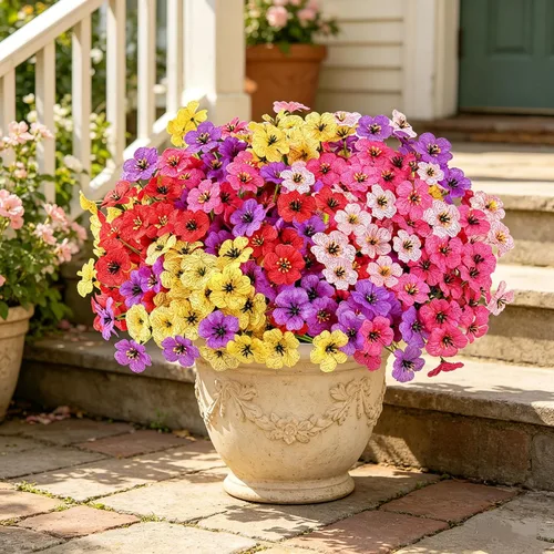 Miniatura 56 de AmyHomie 16 paquetes de flores artificiales de eucalipto negro para exteriores, resistentes a los rayos UV, flores sintéticas que no se decoloran