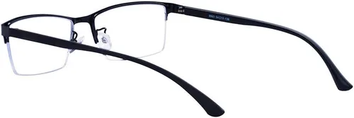 Miniatura 2 de ALWAYSUV Lentes de distancia con montura rectangular TR90 para hombres y mujeres, retro, miopía, miopía, 1.0