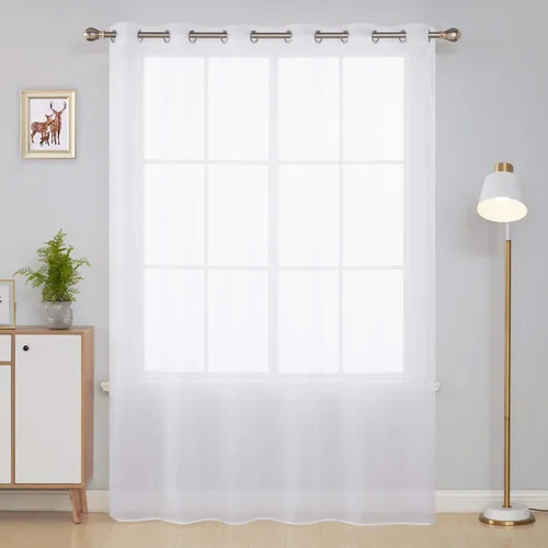 Miniatura 9 de Deconovo - Cortinas opacas para oscurecer la habitación, con aislamiento térmico, cortinas con ojales