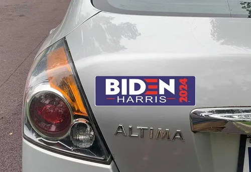 Miniatura 3 de Gear Tatz - Biden/Harris 2024 - Político, demócrata, liberal - Adhesivo para parachoques - 10 x 3 pulgadas - Fabricado profesionalmente