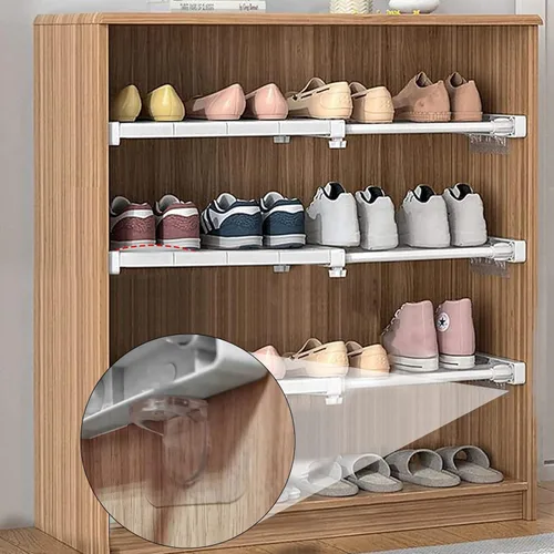 Miniatura 6 de AccEncyc Soporte adhesivo para estante de 2.8 pulgadas, sin perforaciones, clavijas de soporte de estante sin clavos para estantes, armario