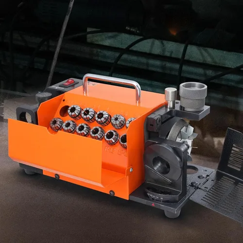 Miniatura 8 de VEVOR Afilador de Brocas, Afiladora y Rectificadora de Brocas MR-13A 3-13mm, Ángulo de Punta Ajustable de 95° a 135°, Afiladora Portátil de Brocas