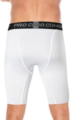Miniatura 3 de HYCOPROT Pantalones cortos de compresión para hombre, ropa interior deportiva de elastano, rendimiento atlético, capa base, entrenamiento, correr