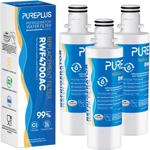 Miniatura 12 de PUREPLUS ADQ747935 Certificado NSF 53&42 Repuesto para LT1000P LT1000 Kenmore Elite 9980 LT1000PC, MDJ64844601 ADQ74793501, LMXS28626S, LFXS26973S