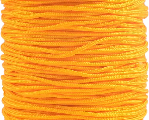 Miniatura 8 de KONMAY 1 rollo de cuerda de nailon para hacer pulseras de 150 yardas, trenzado de nailon Shamballa Macramé/cordón de cuentas de 0.4mm, cordón