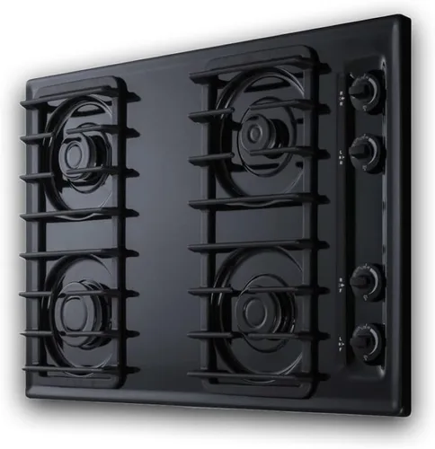 Miniatura 4 de Summit TTL053S - Placa de cocina a gas de 4 quemadores de 30 pulgadas, color negro