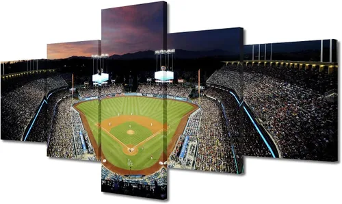Miniatura 15 de Arte para pared, lienzo para estadio deportivo, arte para pared, diseño de campo de Wrigley en Chicago, pinturas de Chicago, impresiones sobre
